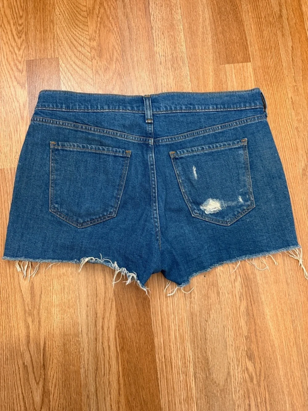 Old Navy Distressed Cutoff Jean Shorts - Blue
